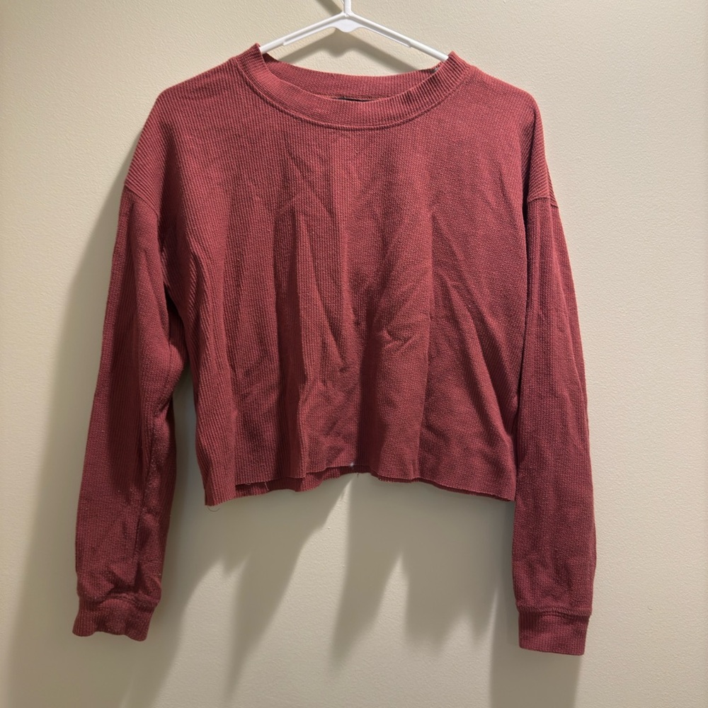 Long sleeve crop top | size medium